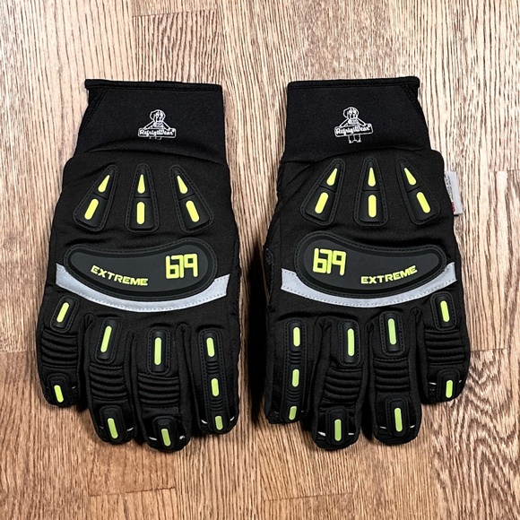 RefrigiWear Extreme Freezer Gloves 679 3M Insulated Fridge Black Unisex Large - Picture 1 of 8